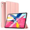 TiMOVO Case Fit iPad Pro 11" 2018 [Support Attaches Magnetically Pair/Charge Function] Smart Case Light Weight Slim Translucent Frosted Back Protector, Auto Wake/Sleep Magnetic Cover - Light Rose Gold