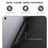 TiMOVO Case Fit iPad Pro 11" 2018 with Pencil Holder [Support Attaches Magnetically to Pair/Charge Function] Smart Case Protector Cover , with Auto Wake/Sleep for iPad Pro 11 2018 - Black