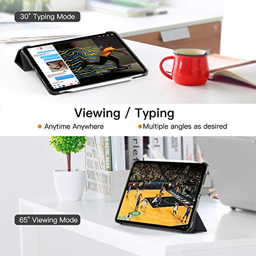 TiMOVO Case Fit iPad Pro 11″ 2018, Smart Case Translucent Frosted Back Protector with Side