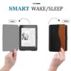TiMOVO Case Compatible with Kindle Paperwhite - PU Leather Smart Cover with Auto Wake/Sleep Function fits Paperwhite Versions Prior to 2018 (Will not fit All-New Paperwhite 10th Gen), Black/Brown