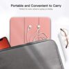 TiMOVO Case Fit iPad Pro 11" 2018 [Support Attaches Magnetically Pair/Charge Function] Smart Case Light Weight Slim Translucent Frosted Back Protector, Auto Wake/Sleep Magnetic Cover - Light Rose Gold