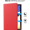 TiMOVO Samsung Galaxy Tab S4 10.5 Case,360 Degree Rotating Case Swivel Stand Cover with Pencil Holder,Auto Wake/Sleep Function for Samsung Tab S4 10.5 Inch(SM-T830/T835) 2018 Release - Red