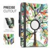 TiMOVO Samsung Galaxy Tab S4 10.5 Case,360 Degree Rotating Case Swivel Stand Cover with Pencil Holder,Auto Wake/Sleep Function for Samsung Tab S4 10.5 Inch(SM-T830/T835) 2018 Release - Lucky TREE