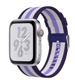 TiMOVO Pulsera Compatible con Apple Watch 38mm, Pulsera Deportivo de Reloj de Silicona, Pulsera Ajustable con Cierre de Clip, Respirable y Reemplazable