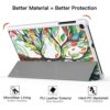 TiMOVO Folio Case for Samsung Galaxy Tab A 10.1 2019 (T510/T515), Premium Slim Folding PU Leather Stand Cover Case for Galaxy Tab A 10.1 2019 Tablet, Not Fit Tab A 10.1 2016 (T580/T585) - Lucky Tree
