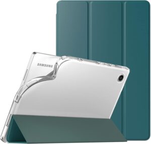 TiMOVO for Galaxy Tab A8 Case 2021/2022 10.5 Inch SM-X200/SM-X205, Slim Soft TPU Translucent Frosted Back Protective Cover Shell with Auto Wake/Sleep Feature for Samsung A8 Tablet, Turquoise