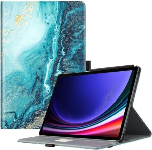 TiMOVO Rotating Case for Samsung Galaxy Tab S9+ Plus 2023 SM-X810/X816B/X818U, 90 Degree Rotating Stand Cover with S Pen Loop, Support Auto Wake Sleep for Galaxy Tab S9+ Plus 12.4" Tablet, Gilding