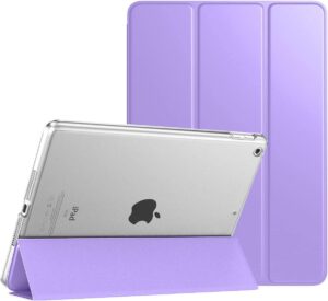 TiMOVO Hülle für iPad 9. Generation 2021/iPad 8. Generation 2020/iPad 7. Generation 2019, Dünn Schutzhülle Cover mit Auto Schlafen/Wachen, Taro Lila
