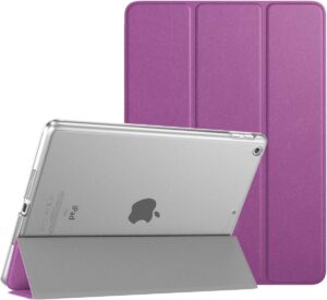 TiMOVO Hülle für iPad 9. Generation 2021/iPad 8. Generation 2020/iPad 7. Generation 2019, Dünn Schutzhülle Cover mit Auto Schlafen/Wachen, Rose Lila