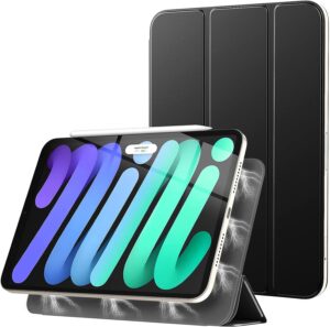TiMOVO  Cover Compatibile con iPad Mini 6a Generazione, iPad Mini 6 Cover(8,3 Pollici 2021), Smart Custodia Leggera con Magnetico, Nero