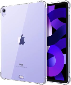 TiMOVO Funda Compatible con iPad Air 5.ª/4.ª Generación 2022/2020 10.9 Pulgadas, Delgada Carcasa Protectora de TPU Transparente, Claro