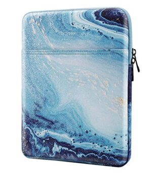 TiMOVO 9-11" Tablet Hülle Kompatibel mit iPad 10 2022, iPad 10.2 2021-2019, iPad Air 5/4 10.9, iPad Pro 11 2022-2018, Galaxy Tab S9 2023, Tab A8 10.5 Hülle für Smart Keyboard, Vergoldblau