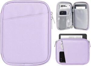 TiMOVO 6-7 Inch eReader Sleeve, Purple Lavender | Protective Cover Case with Pocket for Paperwhite/Colorsoft Signature Edition/Oasis & Kobo eReaders