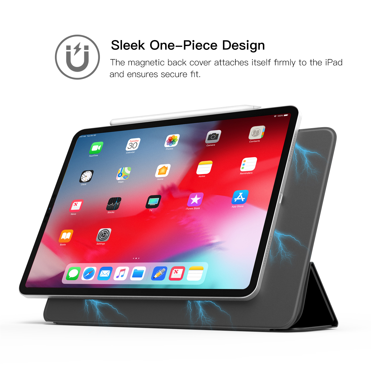 Ultradünn Smart Case mit Aoto Schlaf/Aufwach Funktion für iPad Pro 11 2018 TiMOVO Hülle für iPad Pro 11 2018 Schutzhülle mit Magnetverschluss Schwarz 
