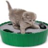 Pawaboo Interactive Cat Toy with Running Mouse, Automatic Track Kitten Toy  Green : Pet Supplies