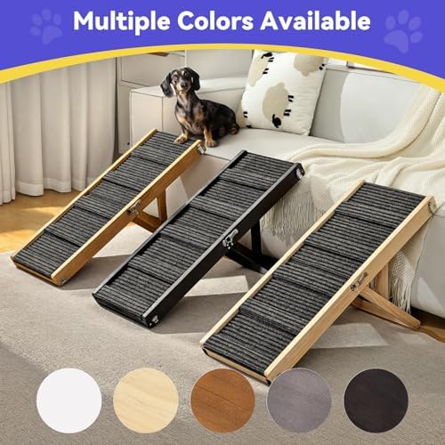 Pawaboo 2026 Upgraded Small Dog Ramp for Couch Foldable