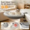 51qEzRKuzeL._AC_.jpg Pawaboo Cat Desk Bed, One-Click Foldable Sunken Cats Hammock up to 40lbs